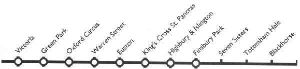 London Underground
        Line Map