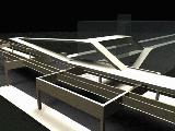 Computer block model of proposed ramp