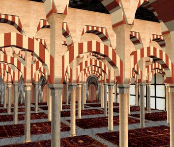 rendering of Cordoba mosque