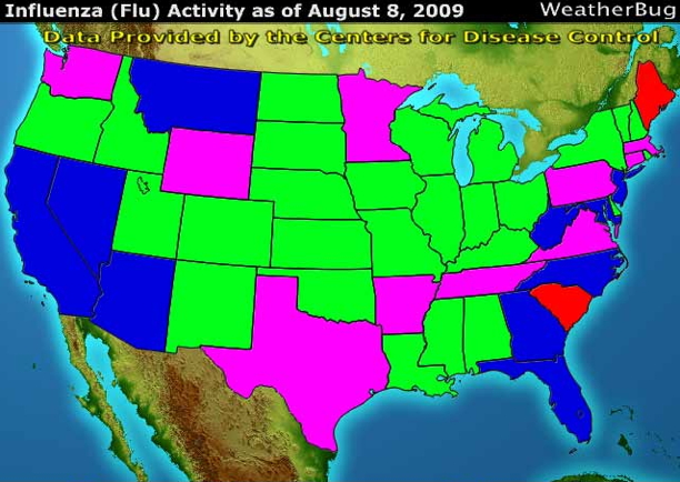 Influenza in the US
      graphic