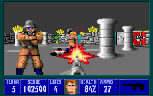 Screenshot from Woilfenstein 3D