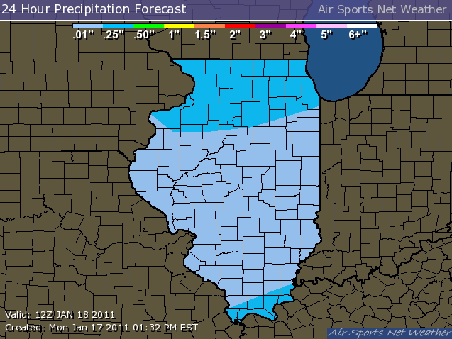 Illinois interpolated precipitation