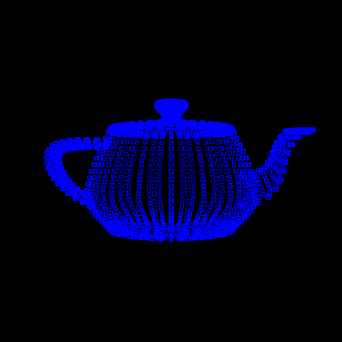 Geometry shaded teapot