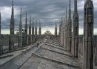 Milan  on top of the Duomo  Milan on top of the Duomo