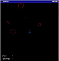 Astaroidz - shoot down asteroids.