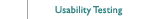 Usability Testing