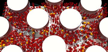 Modeling tumor-cell separation from blood