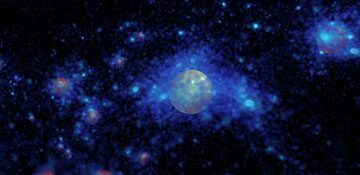 Gravity assembles a dark matter halo