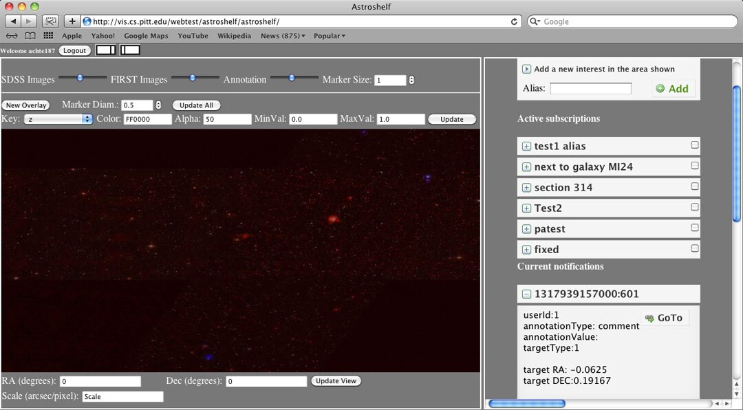 AstroShelf: Understanding the Universe Through Scalable Navigation of a Galaxy of Annotations
