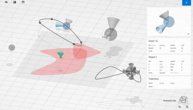 A Web-based System for Designing Interactive Virtual Soundscapes
