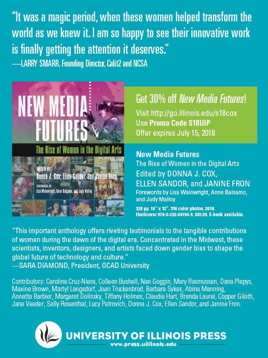 UIC/EVL Featured in new book: New Media Futures: The Rise of Women in the Digital Arts