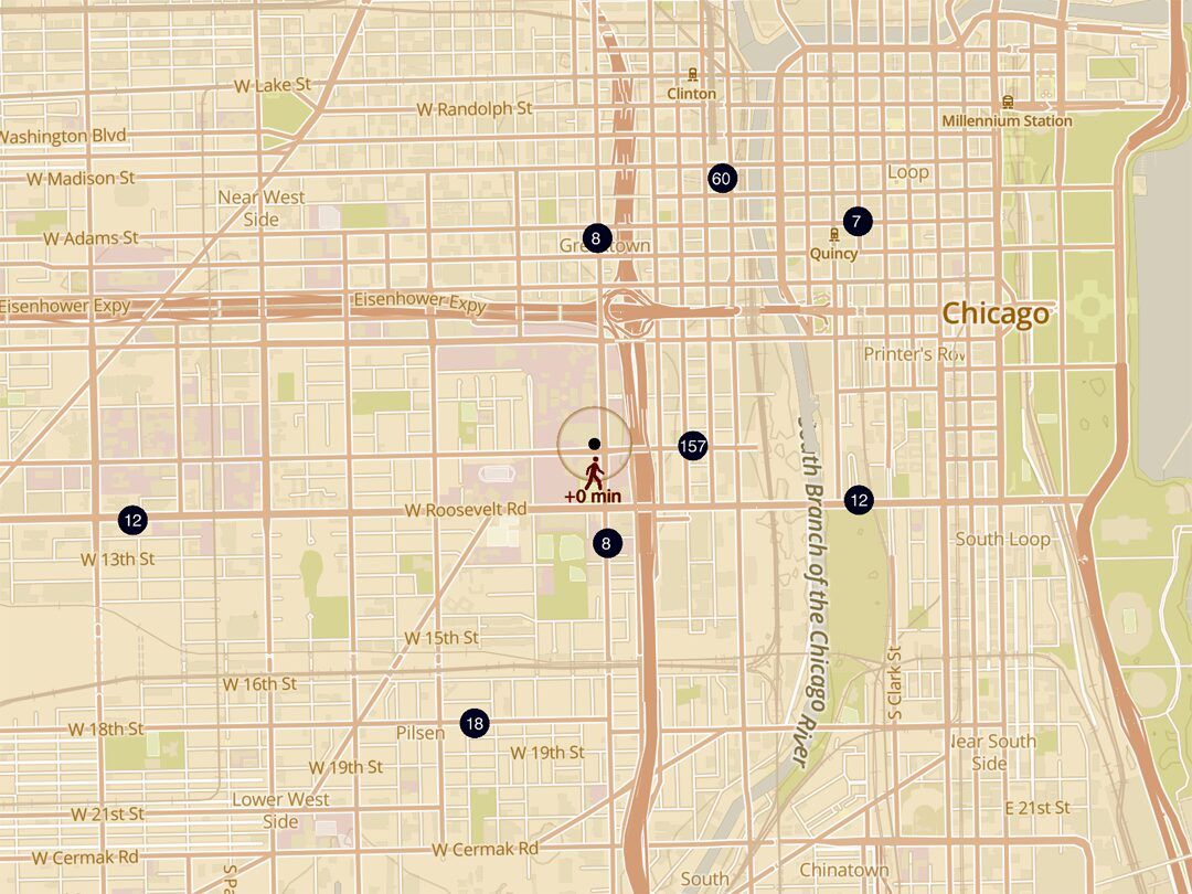 TransitTrace: Route Planning using Ambient Displays