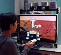 Dynallax: Solid State Dynamic Parallax Barrier Autostereoscopic VR Display