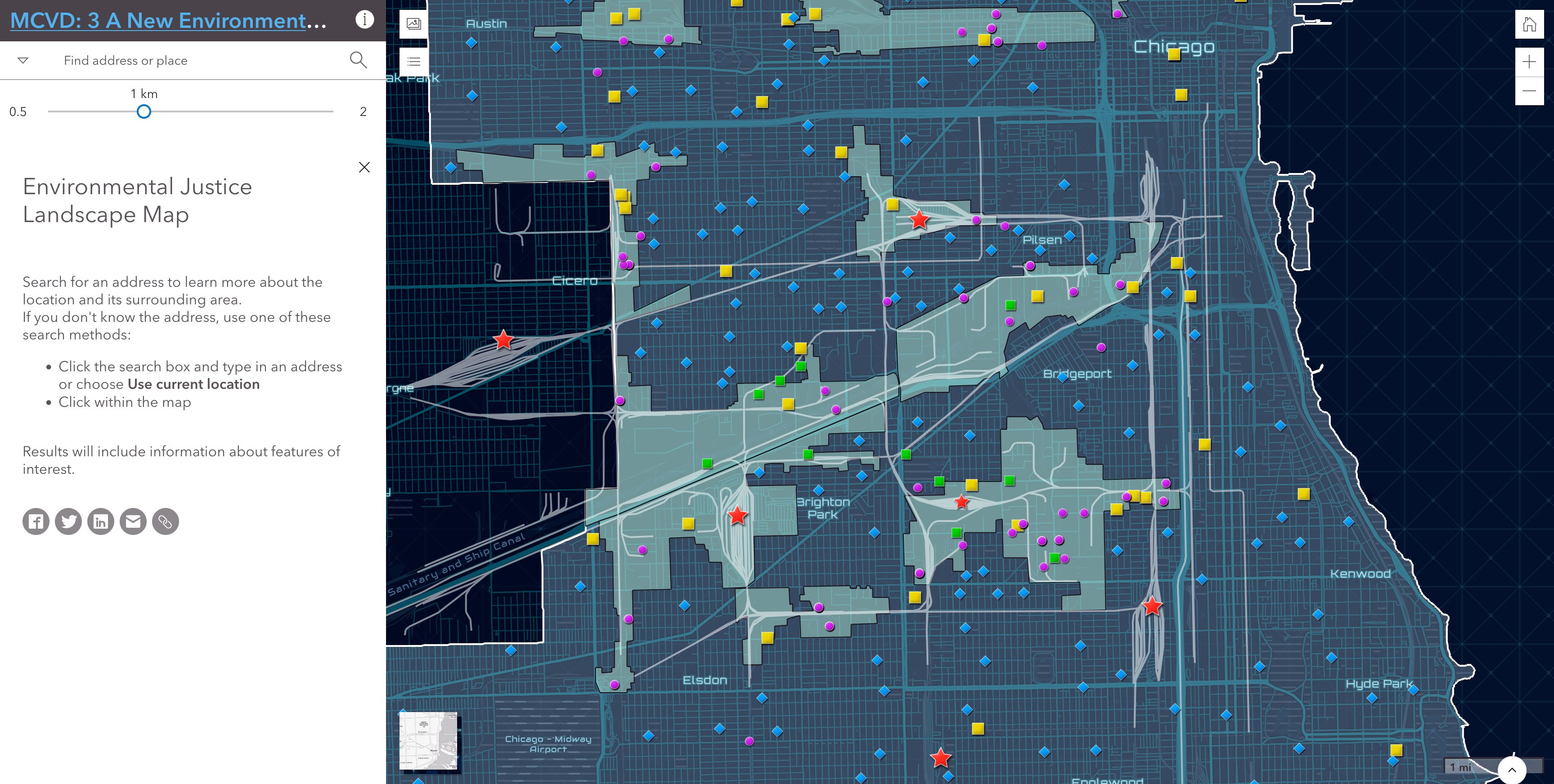Midwest Comprehensive Visualization Dashboards: A New Environmental Justice Tool for Chicago Communities