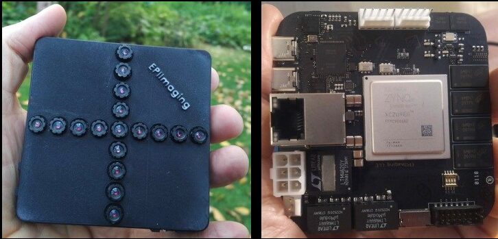 EPIModules on a geodesic: Toward 360-degree light-field imaging