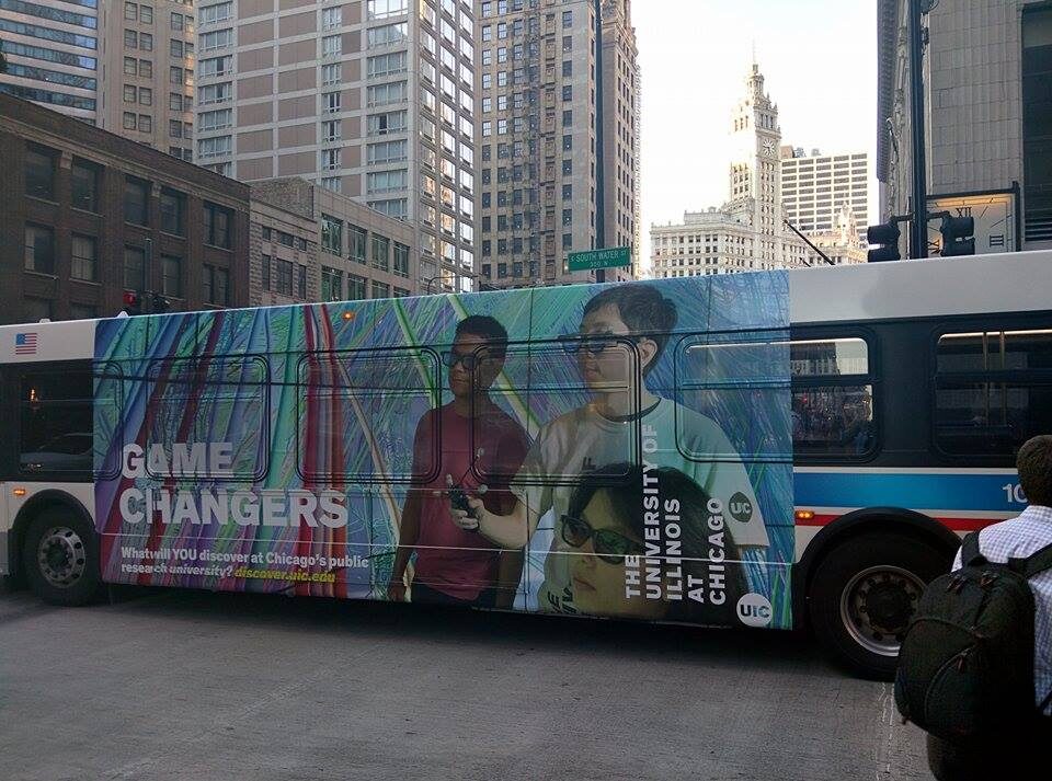 UIC’s CAVE2™ showcased on CTA buses