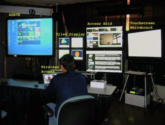 Design of Awareness Interface for Distributed Teams in Display-rich Advanced Collaboration Environment