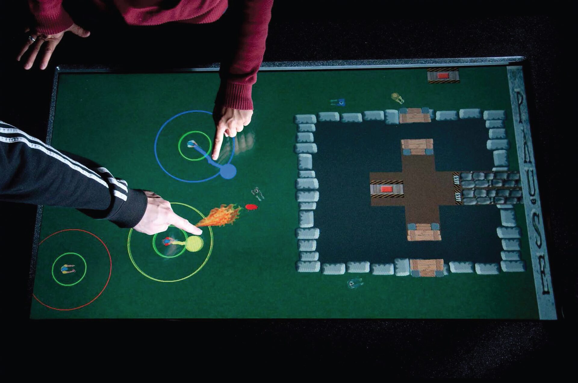 Design Guidelines for Multiplayer Video Games on Multi-touch Displays