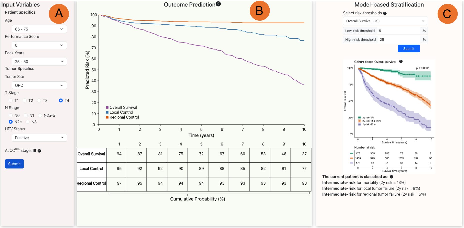 Lessons from the Development and Deployment of an Interactive Oncological Risk Estimator