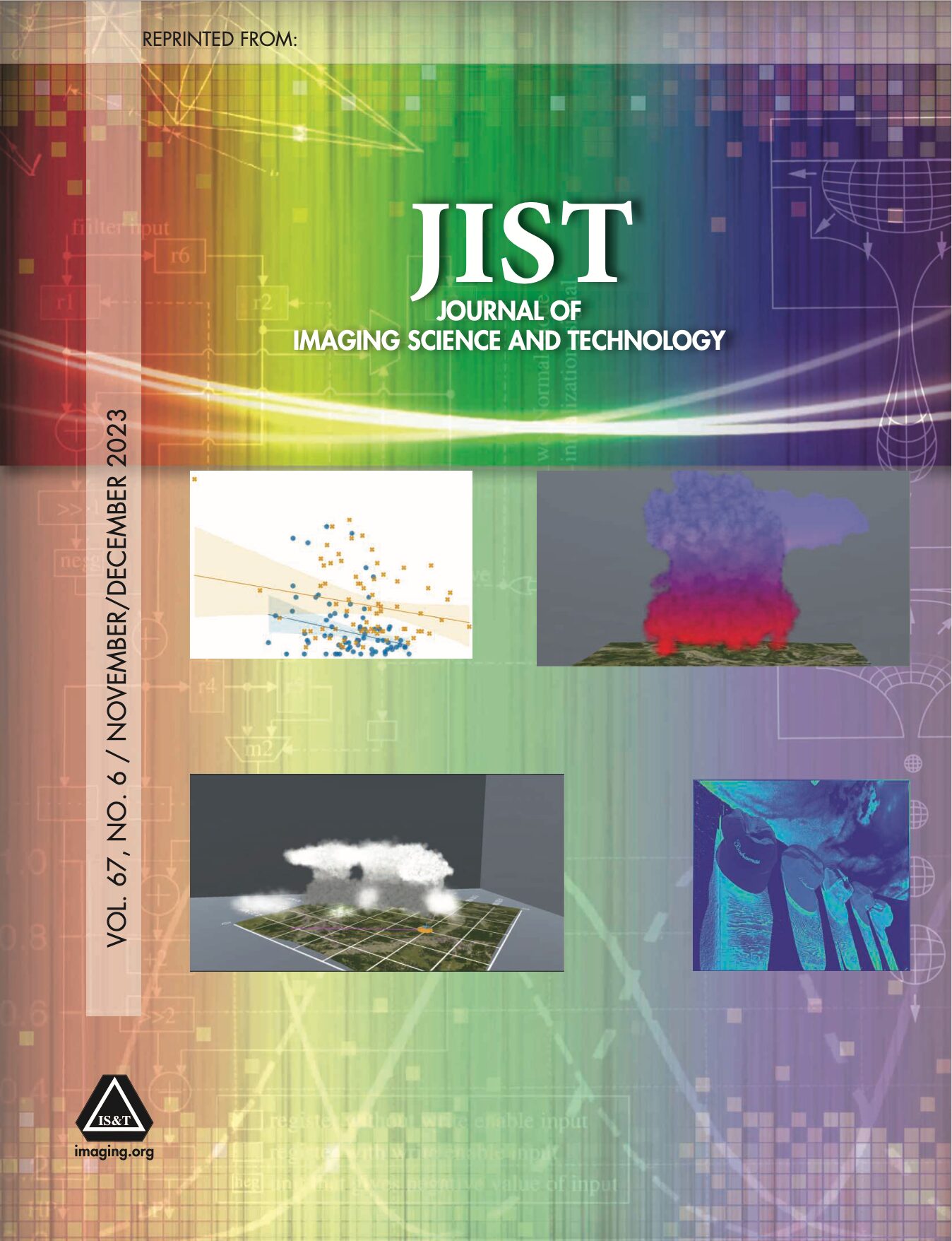 EVL Research Team’s Visualization Featured on the Journal of Imaging Science and Technology