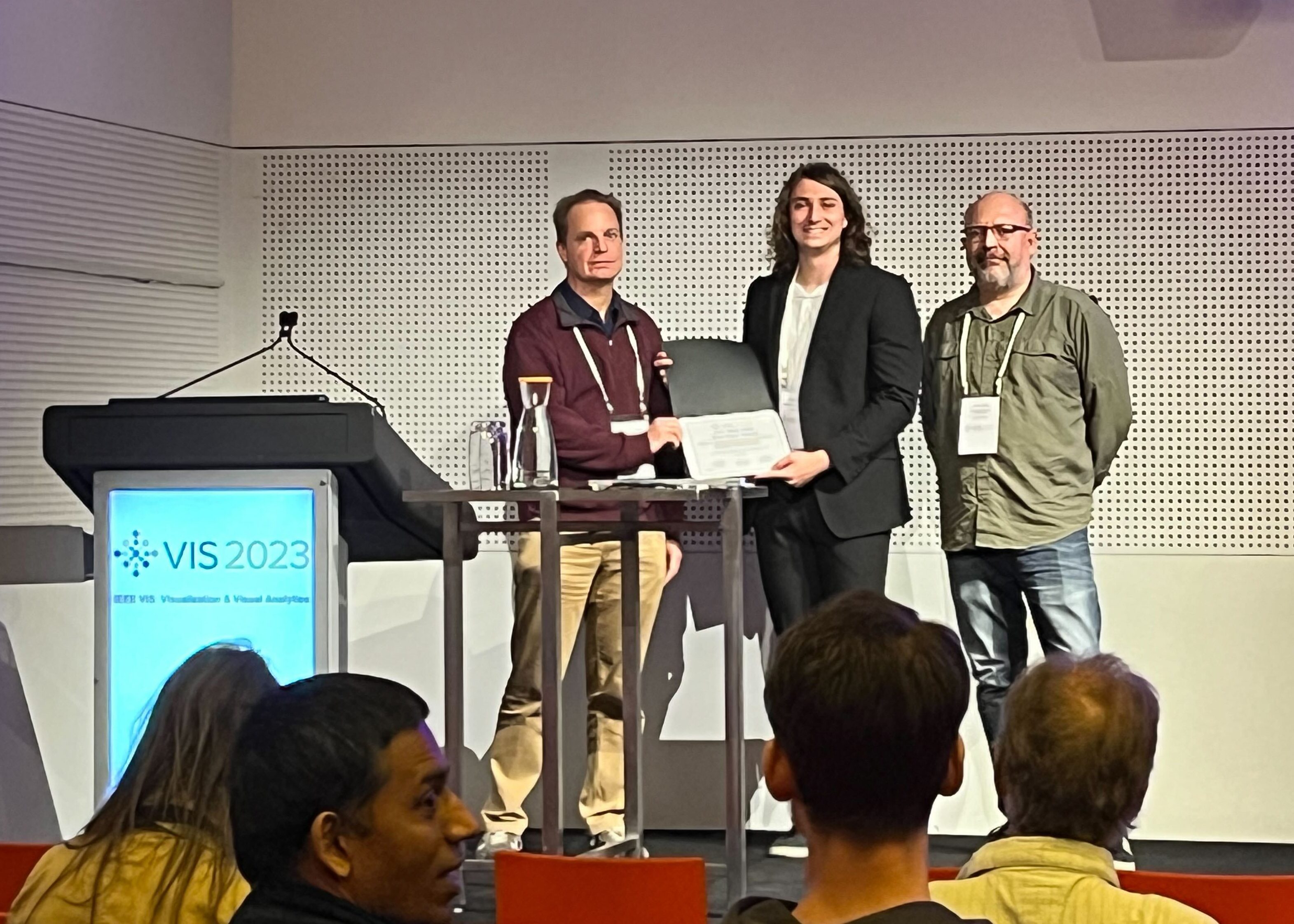 EVL Affiliated Faculty Sidharth Kumar’s Advisees Recognized with Best Paper Award at LDAV 2023