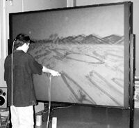 A Low-Cost Projection Based Virtual Reality Display
