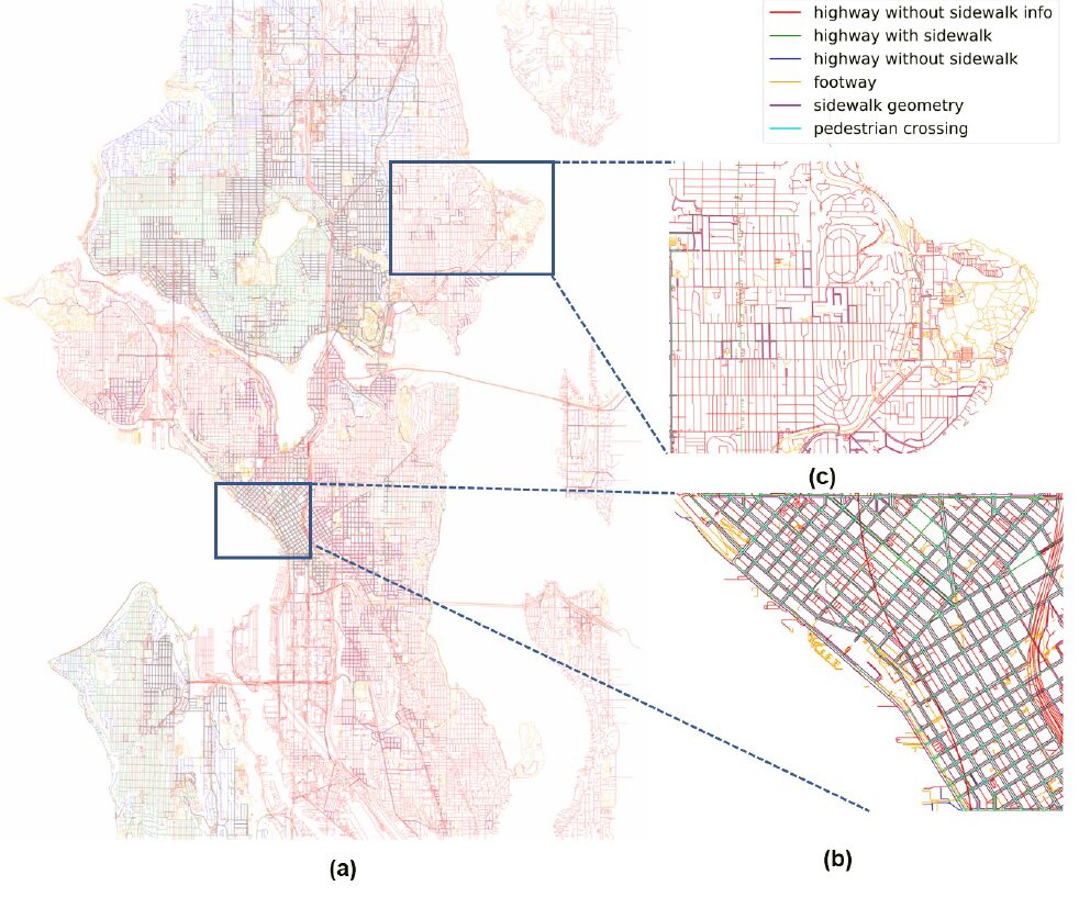 Crowdsourcing and Sidewalk Data: A Preliminary Study on the Trustworthiness of OpenStreetMap Data in the US