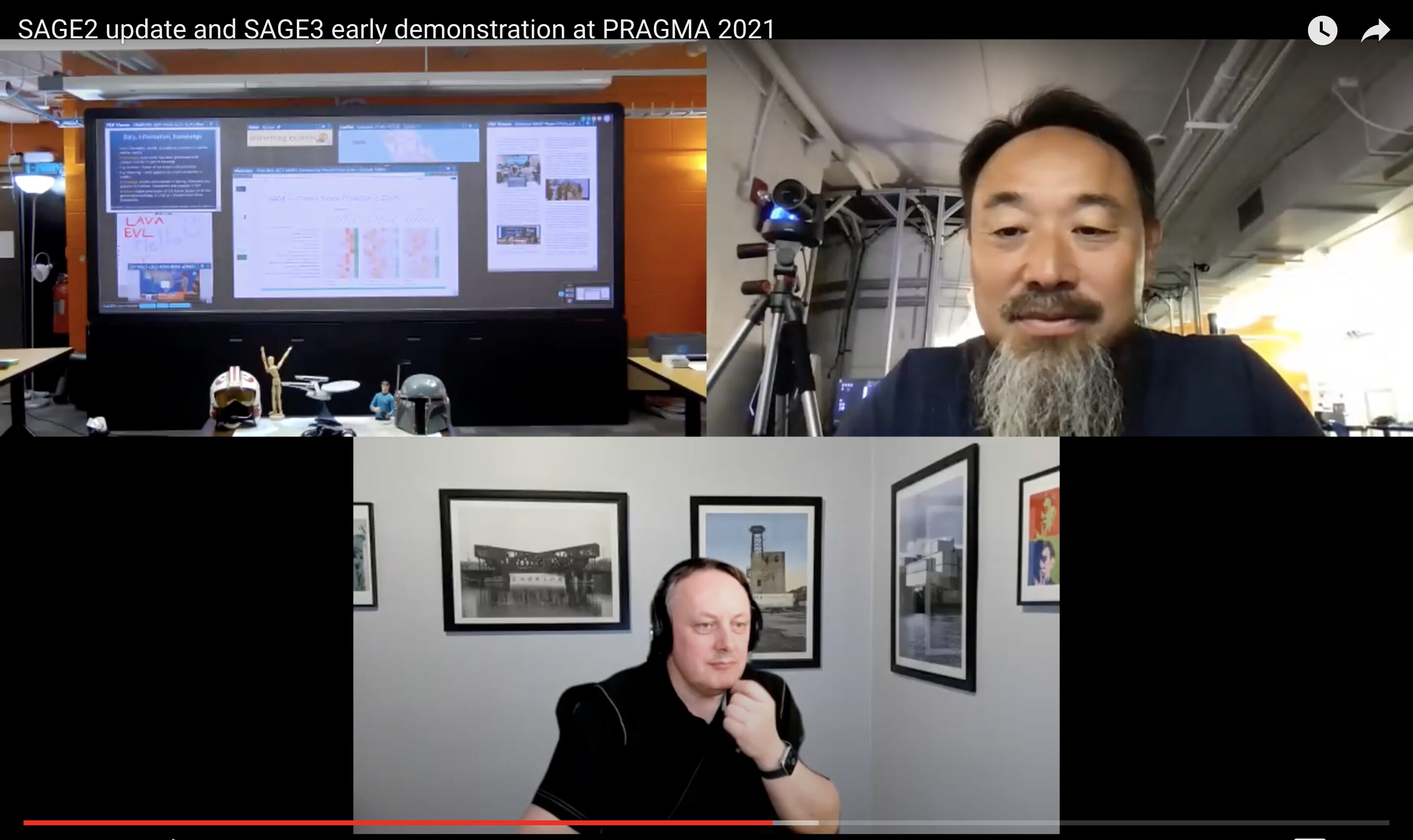 SAGE3 Introduction & Demo to PRAGMA and CineGrid - RECORDINGS AVAILABLE