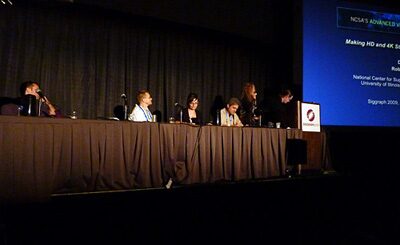 Scientific and BioMedical Visualization panels for the Computer Animation Festival at the SIGGRAPH 2009