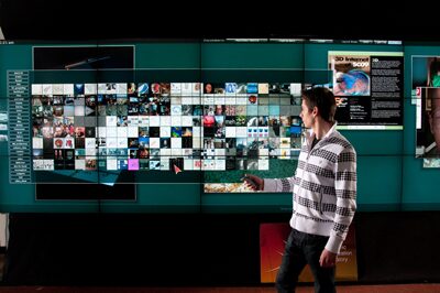 Enabling multi-user interaction in large high-resolution distributed environments
