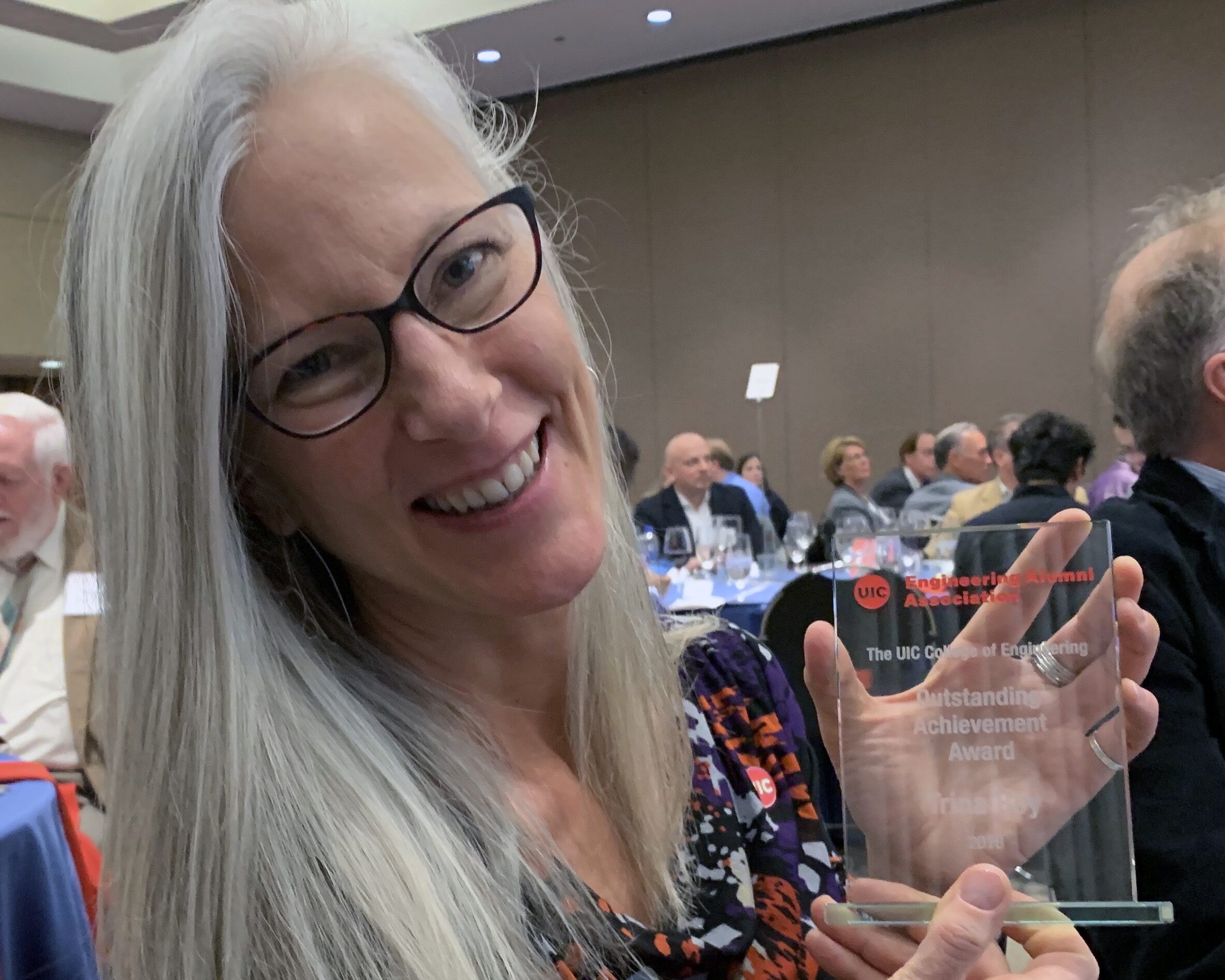 UIC CS/EVL Alumna Trina Roy Receives Engineering Alumni Outstanding Achievement Award