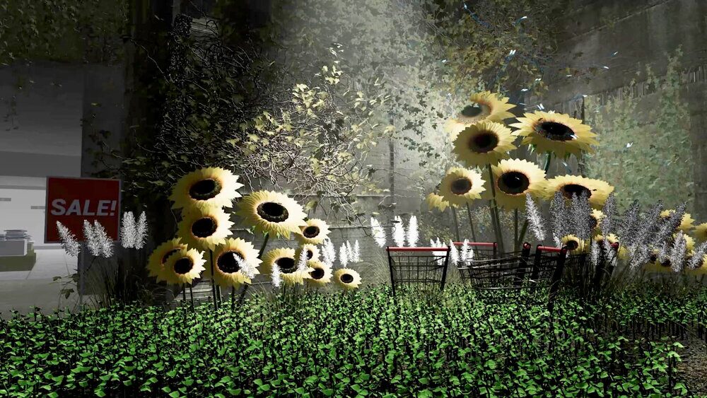 OASIS: A Collaborative Virtual Reality Design Exhibition Exploring the Post-Capitalist Mall