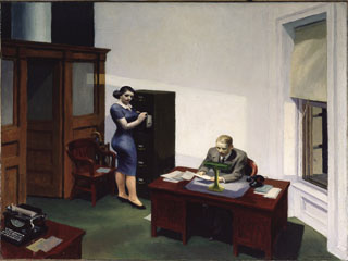 Edward Hopper, Office at Night 1940 