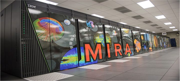 Mira - a Blue Gene/Q supercomputer at Argonne National Laboratory