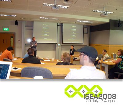 Presentation at ISEA 2008