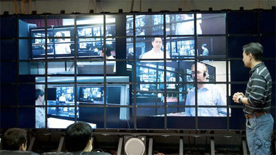 Multi-point HD video conferencing using Visualcasting