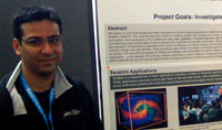 Venkat Vishwanath presenting the poster at SC07