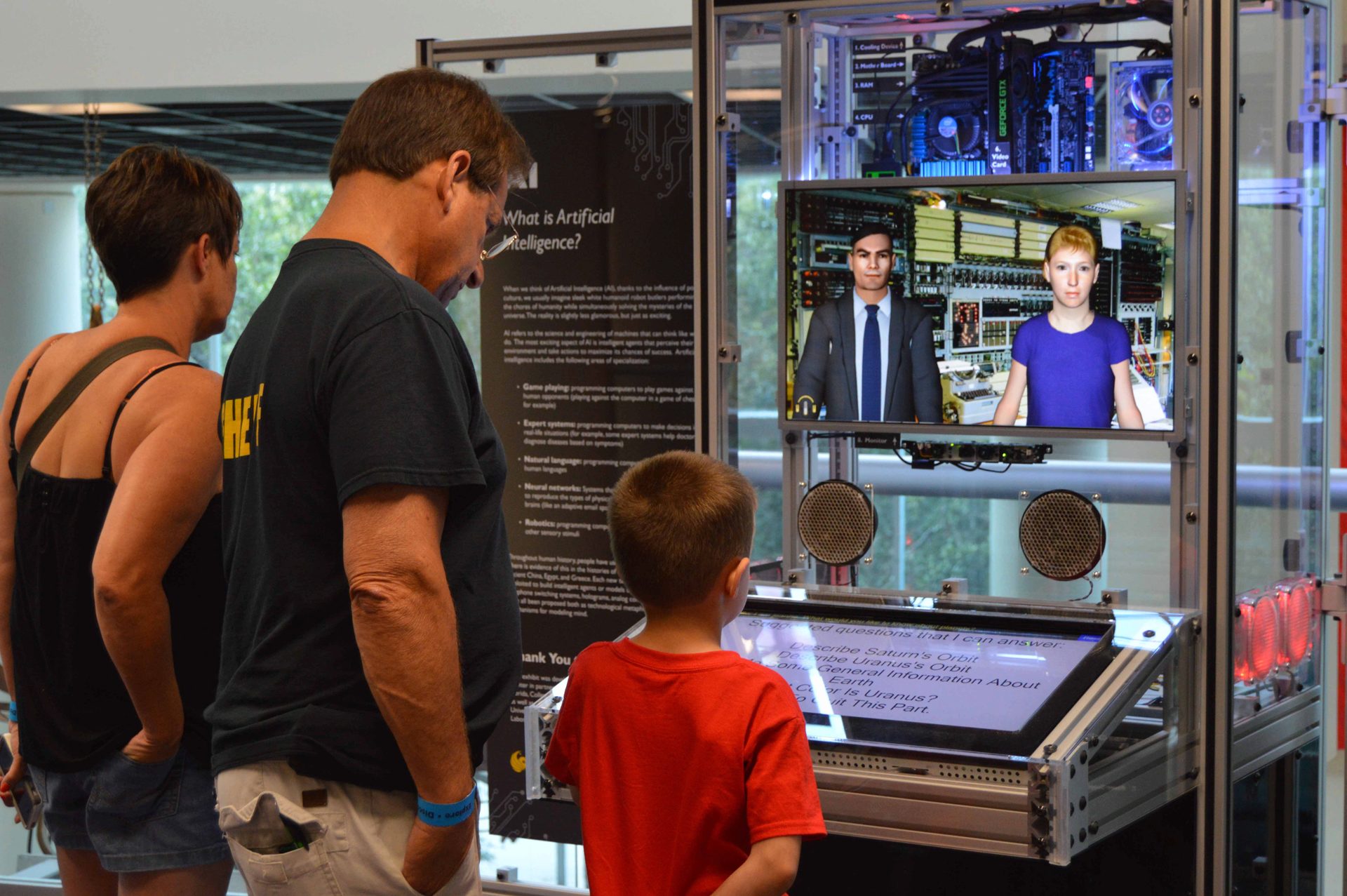 Virtual Avatar Exhibit at the Orlando Science Center