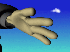 cartoon hand