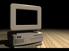 rendering of my Macintosh IIvx piece of shit