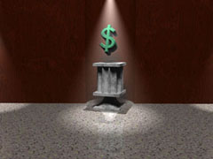monument to the almighty dollar